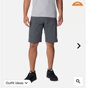 Columbia Men’s Silver Ridge Cargo Shorts - Size 40 gray Omni shade UPF 50